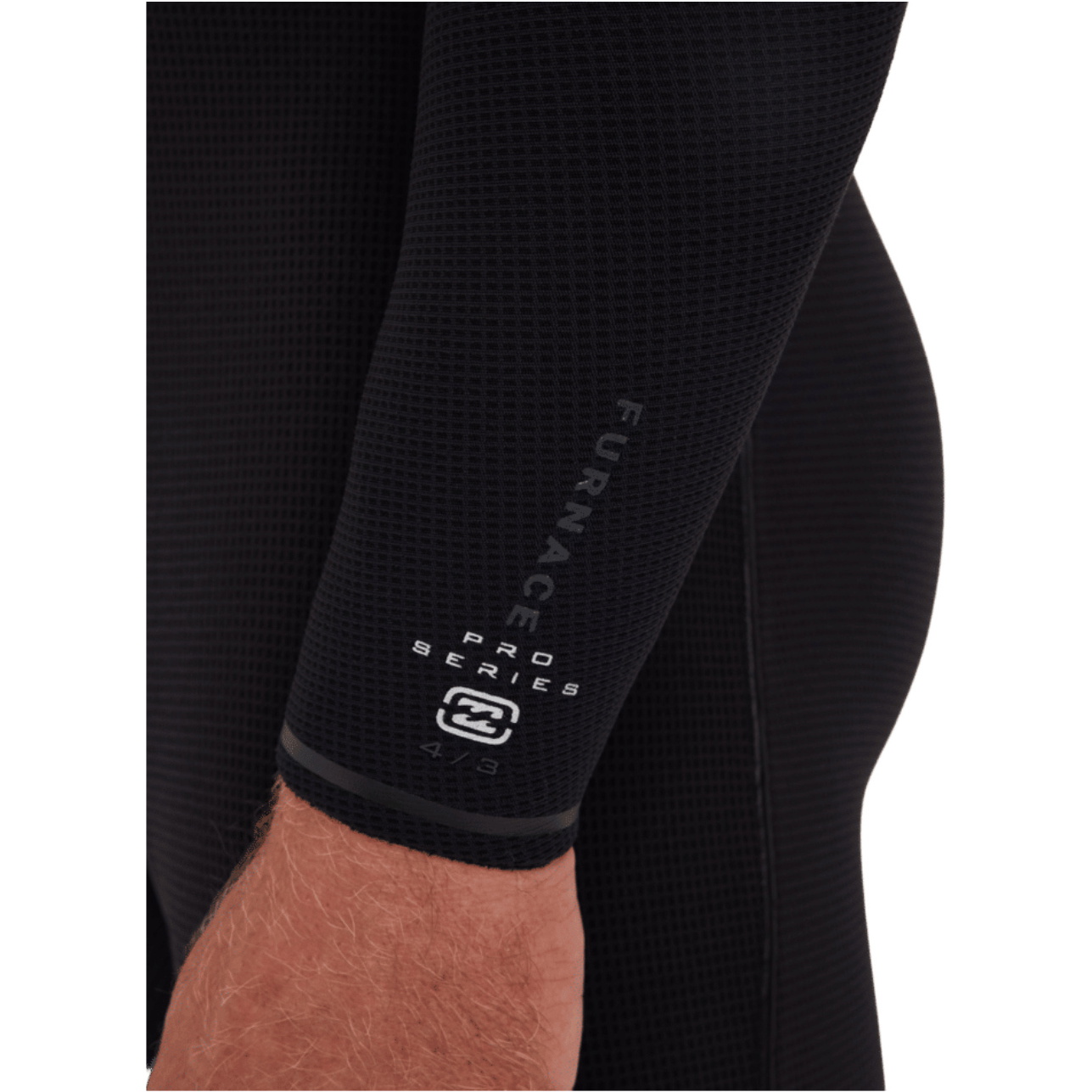 2026 Billabong Mens Furnace Pro Series 4/3mm Chest Zip Wetsuit ABYW100297 - Black
